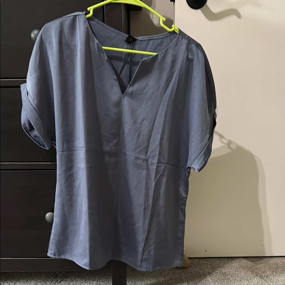 Elegant Gray Women's Top